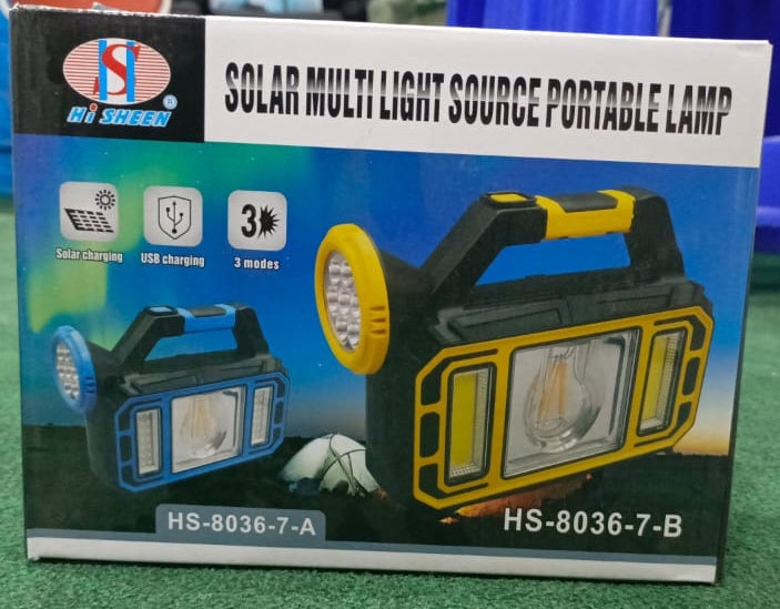 Solar Lantern Emergency Camping Lamp + Mobile Power Bank for Outdoor