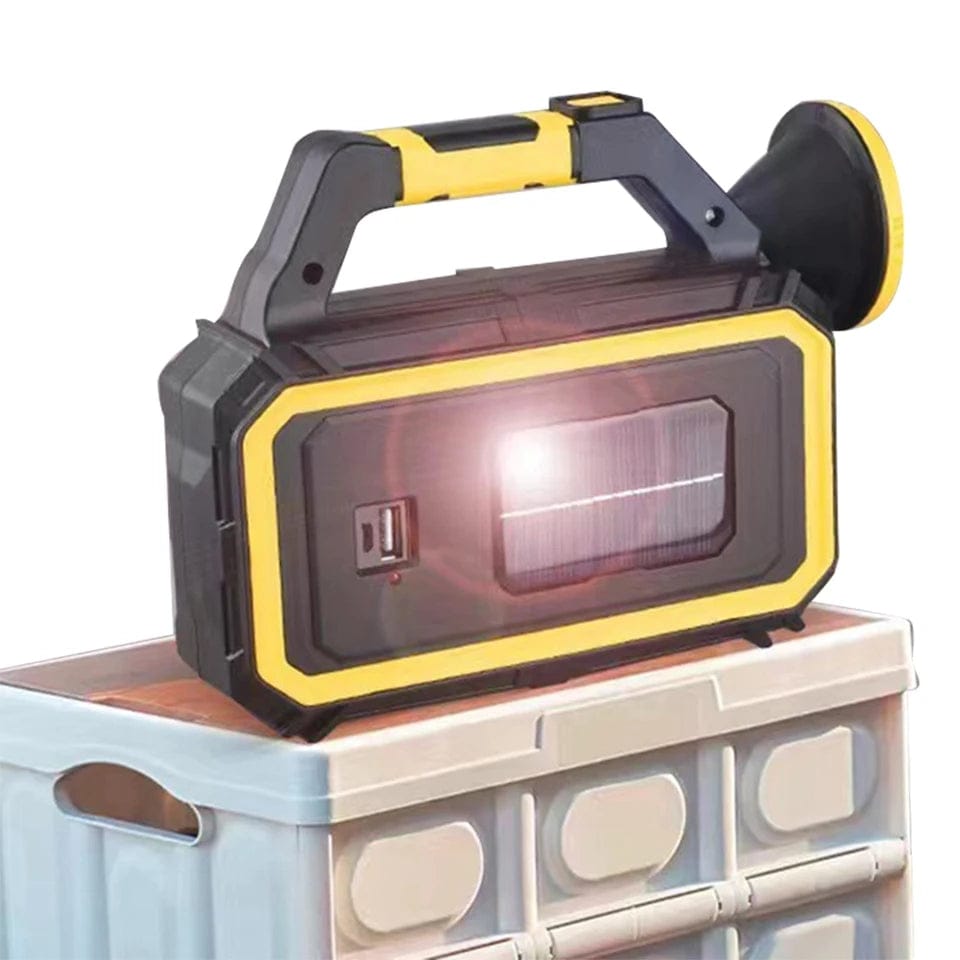 Solar Lantern Emergency Camping Lamp + Mobile Power Bank for Outdoor