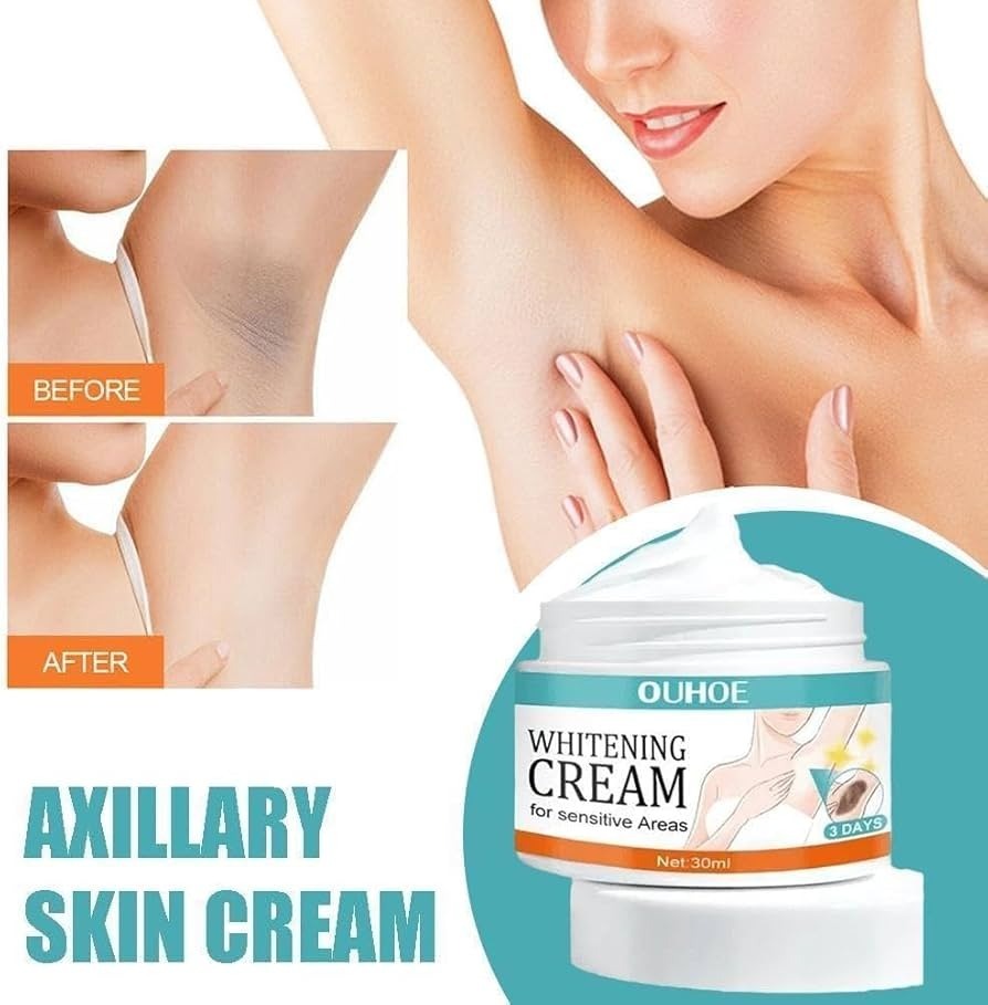 Sensitive Area Whitening Cream for Private Parts, Underarms, Inner Thighs, and Dark
