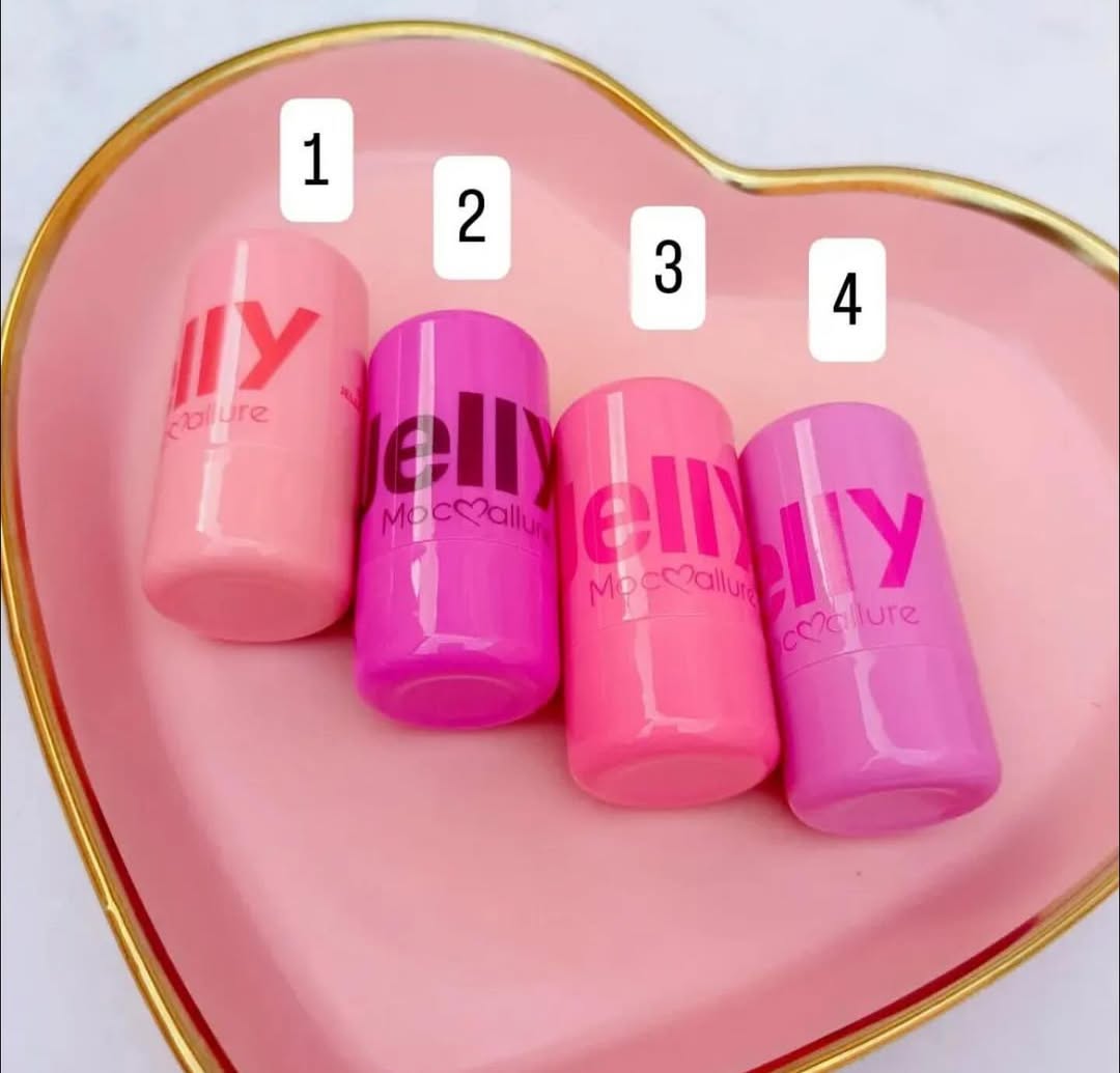 Jelly Blush Stick Blush Lip Gloss Stick Blusher long Lasting Natural Moisturizing