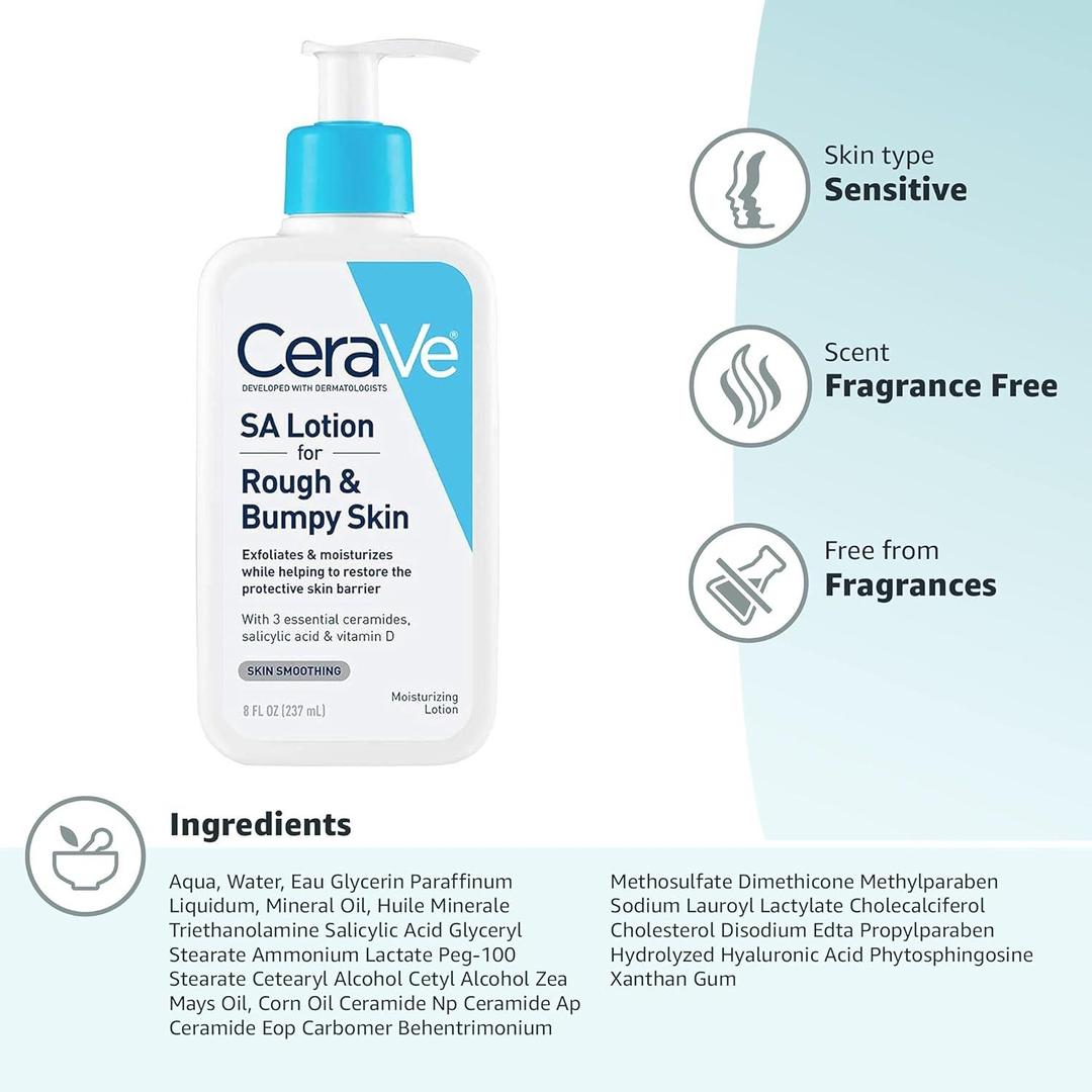 CeraVe SA Lotion For Rough and Bumpy Skin for Making it More