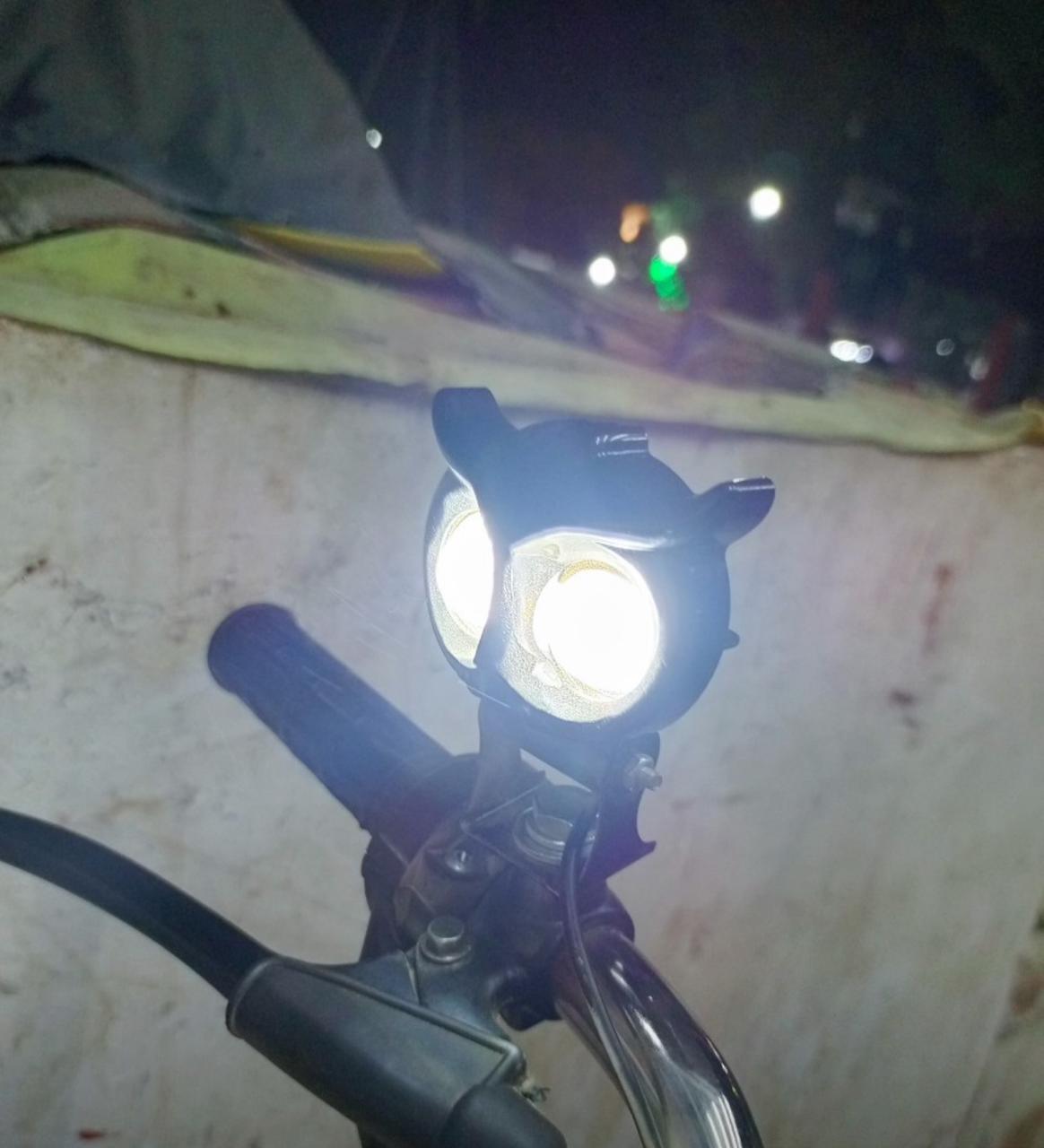 OWL Shape Fog Flash light Low & High Beam Owl Plastic Body