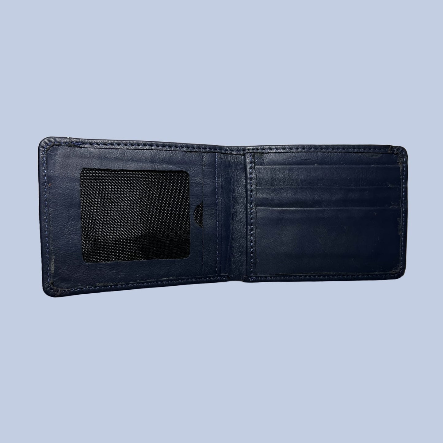 buffalo Leather Plain Wallet Men Short Wallet Purse Small Vintage Wallets