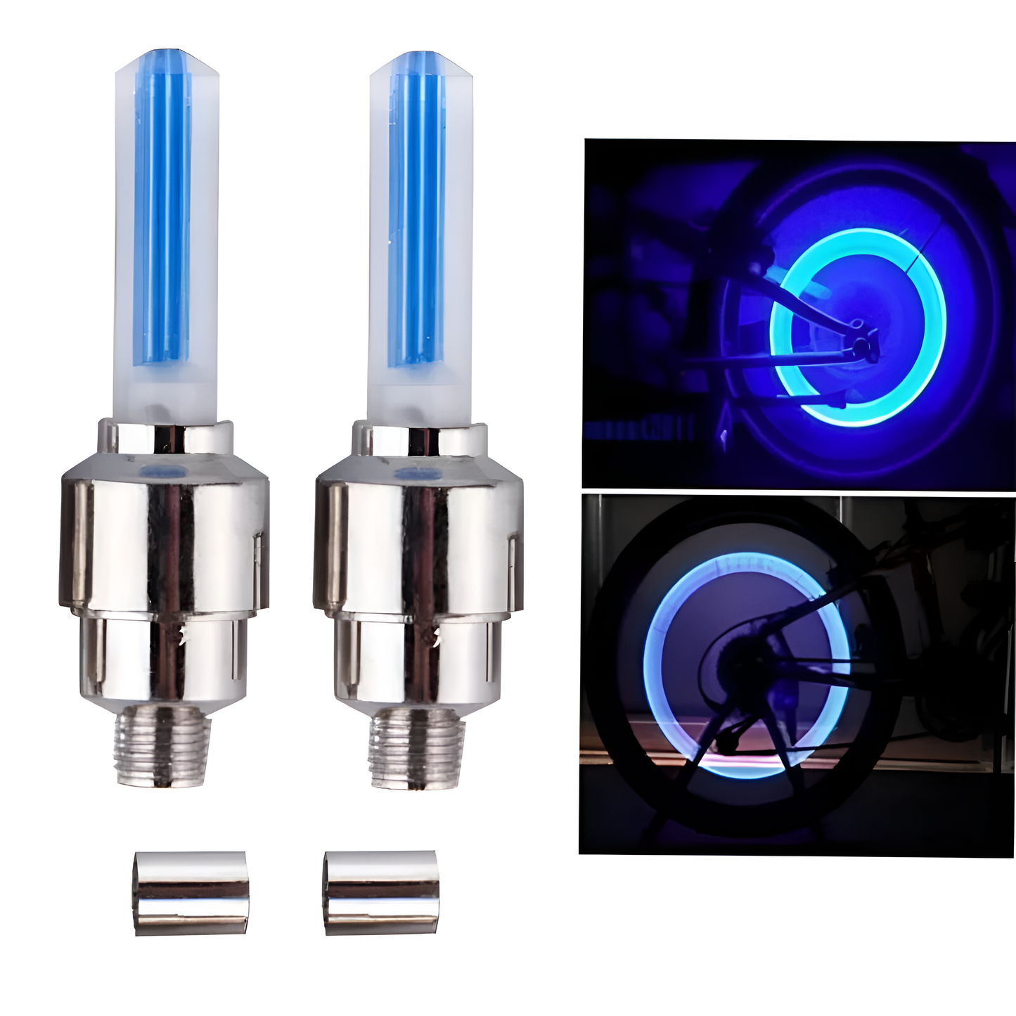 Pack of 2 Car Wheel LED Light And Motorcycle Bike Light Wheel