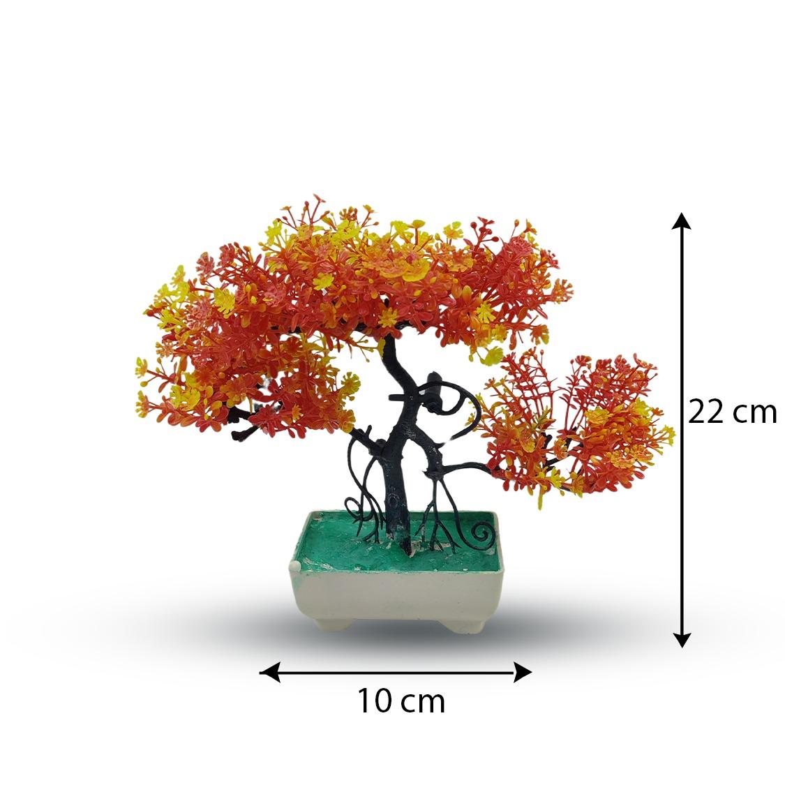 Orange Artificial Bonsai Tree ( 1 Piece ) Bonsai