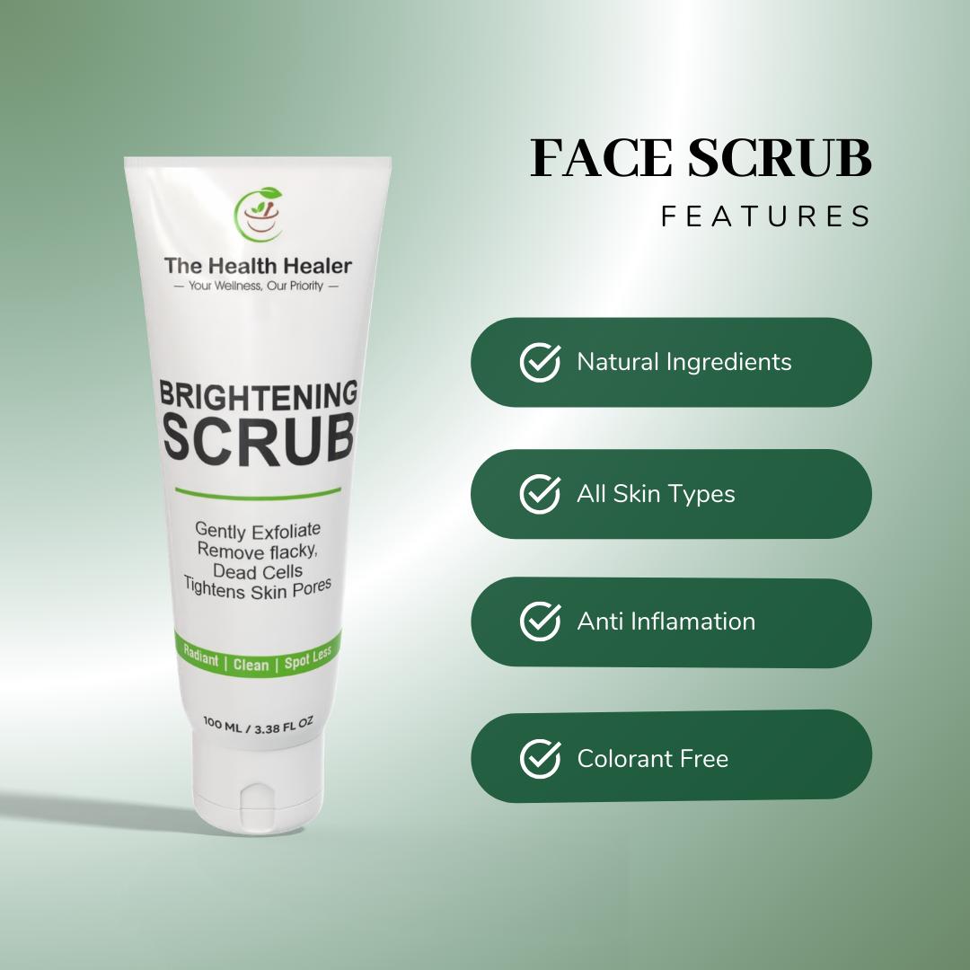 2 in 1 Brightening Facewash & Scrub Deal Moisturizes Your Skin, Pack