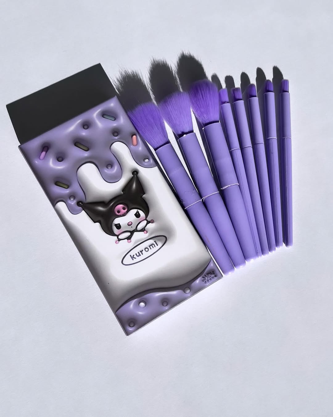 8 Pcs Makeup Brush Set In Velvet Bag Makeup Concealer Brush, Blush
