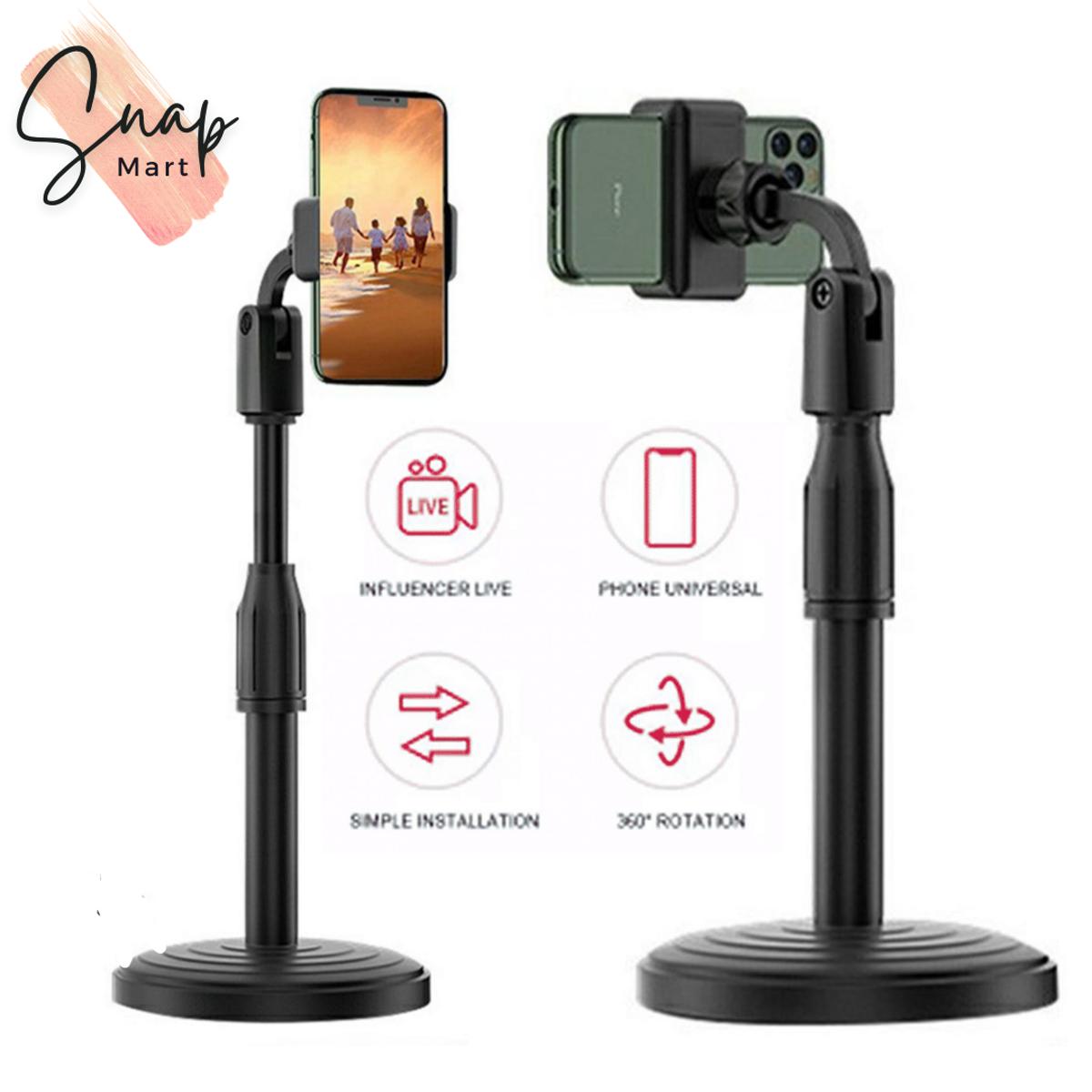 Multifunction Mobile Tripod Stand Mini Tripod Stand Mobile Holder Adjustable Height &