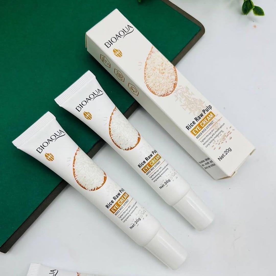 BioAqua Rice Brightening Eye Cream Rice Raw Pulp Eye Cream Acne Scar