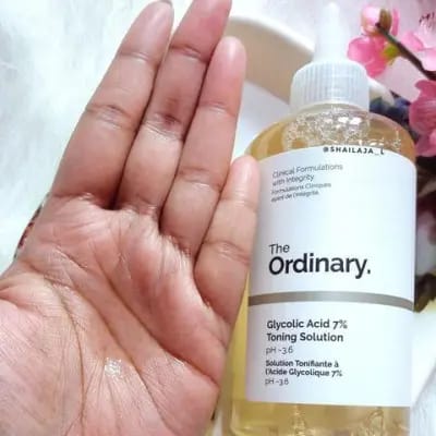 The Ordinary Glycolic Acid 7% Toning Solution Light Weight Liquid Provides Sun