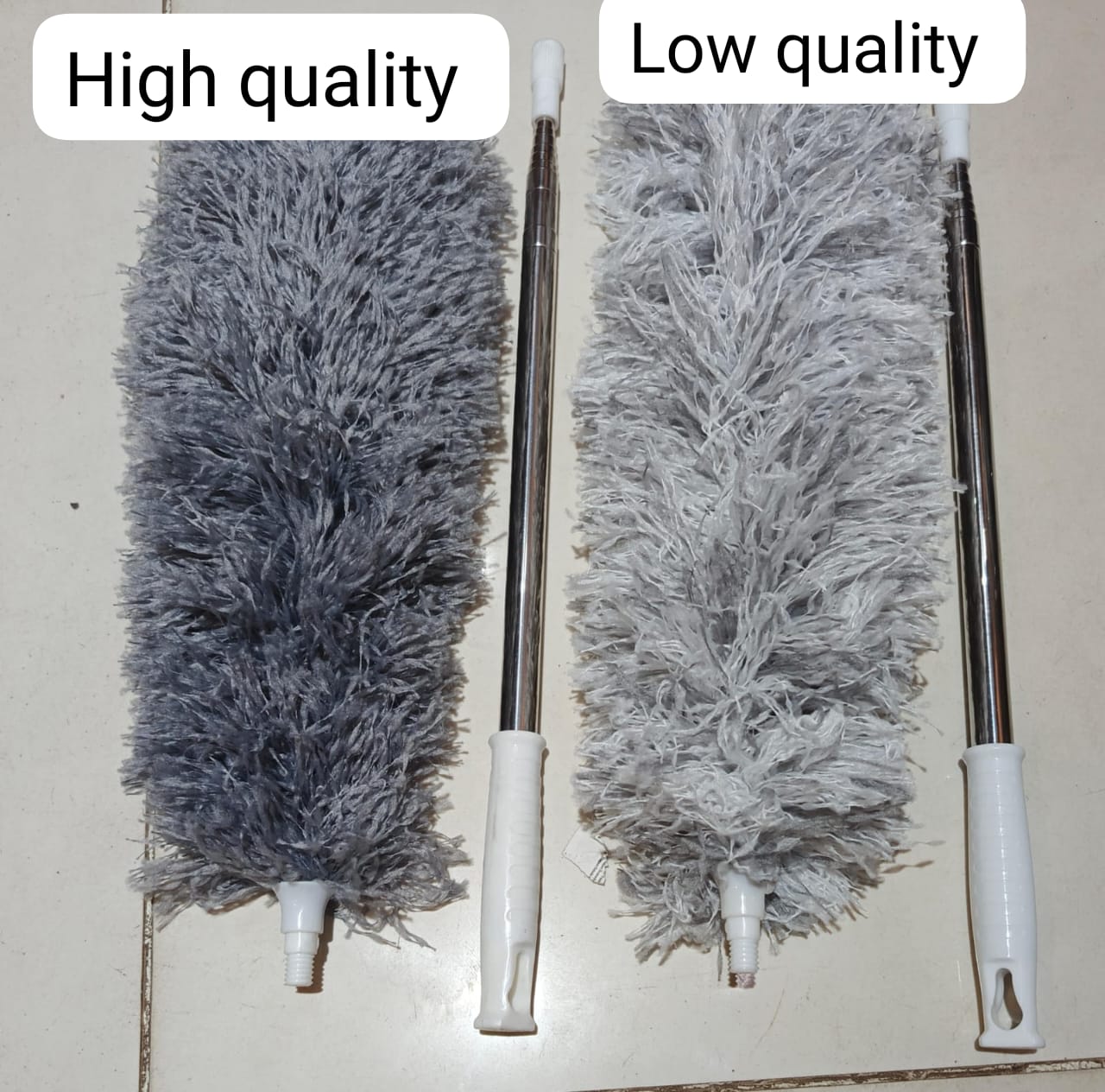 Extendable Telescope Microfiber Duster Long Handle For Cleaning Dust, Dirt And Stains