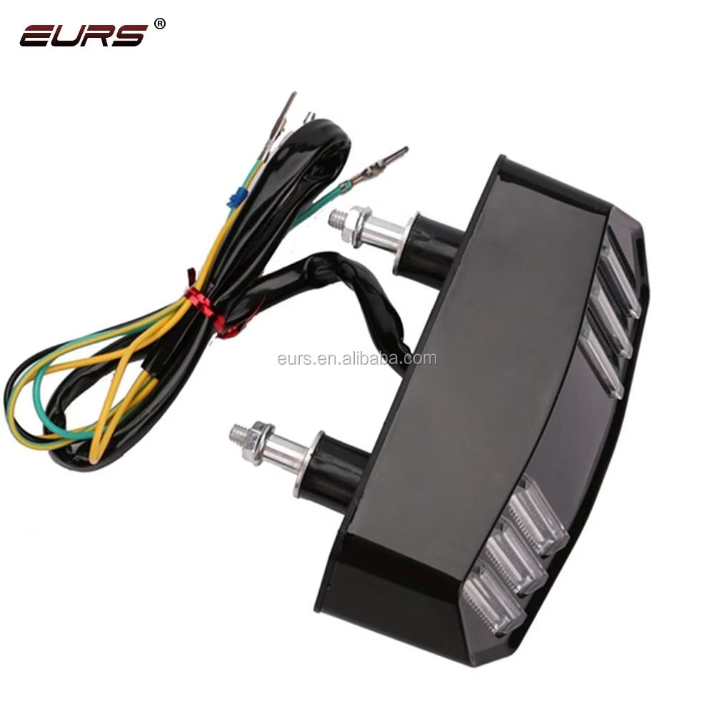 Universal Motorbike Back Light With Indicator DRL Audi Style