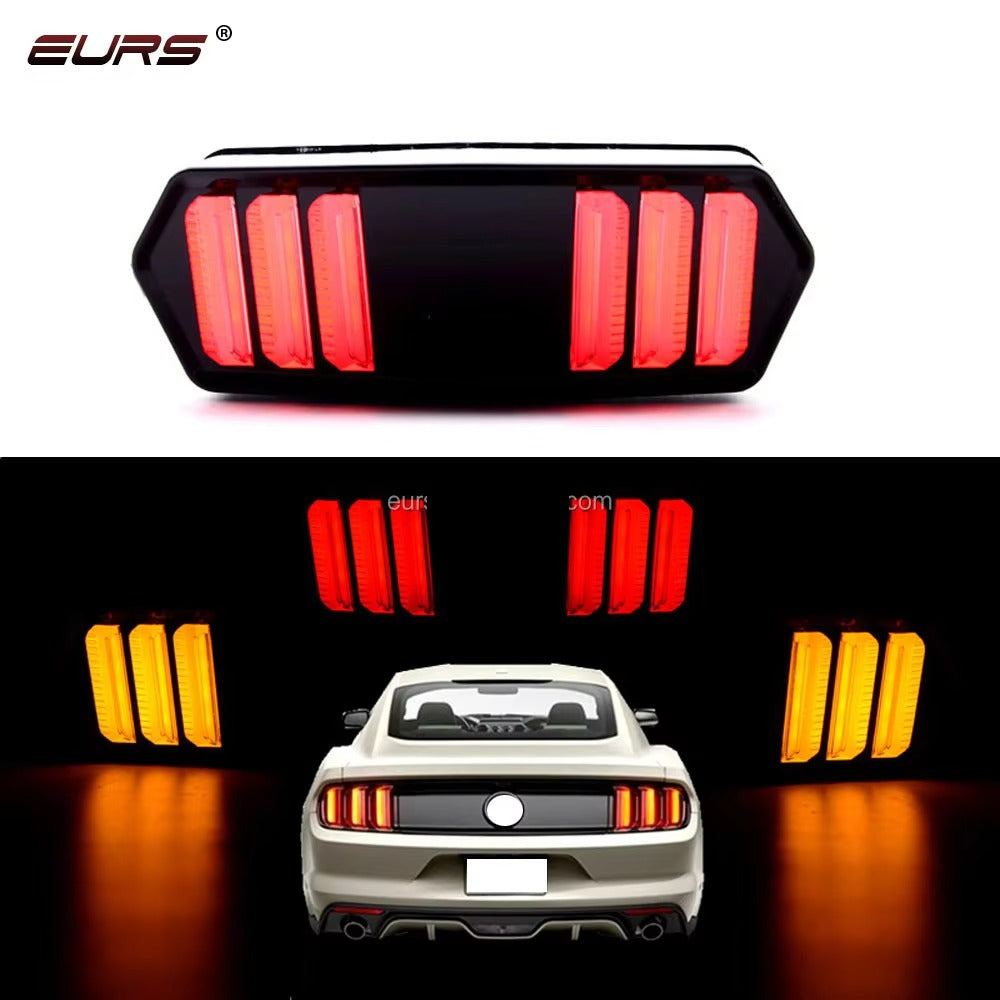 Universal Motorbike Back Light With Indicator DRL Audi Style