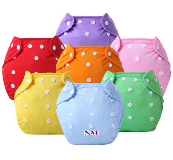 Baby Washable Flexible Diapers Adjustable Pamper Reusable Diaper | Baby Washable Training
