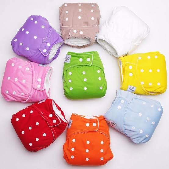Baby Washable Flexible Diapers Adjustable Pamper Reusable Diaper | Baby Washable Training