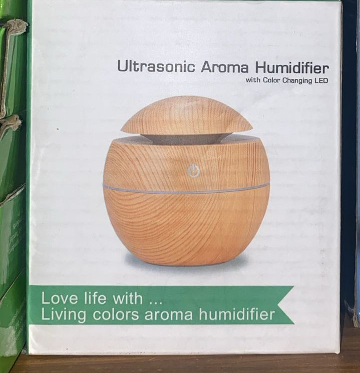 Essential Oil Diffuser Aroma Air wood Humidifier with Colorful Change mist maker