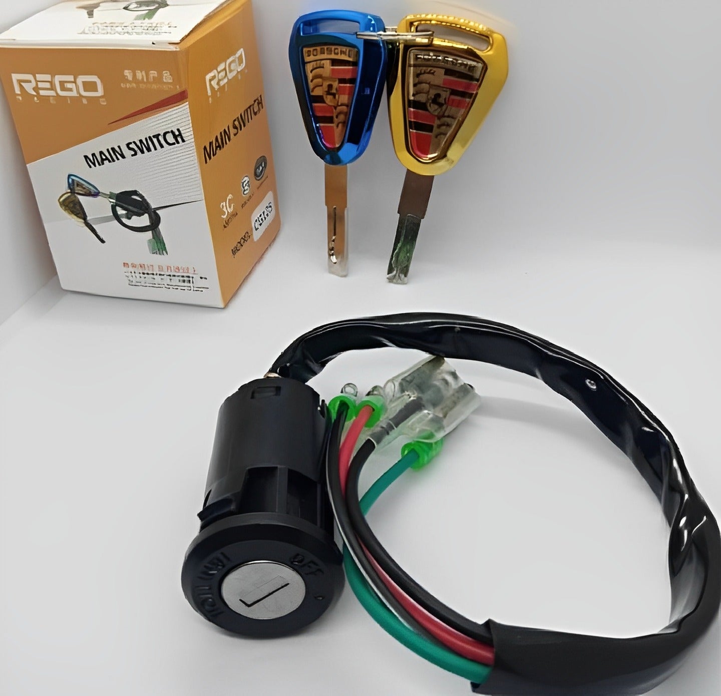 Ignition Switch with Computerized fancy Keys for 125cc bike new style two