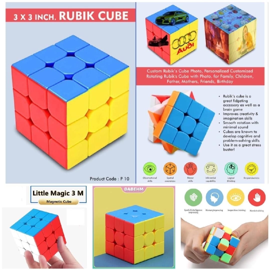 Rubic cube 3x3 for kids Magic Speed Square Cube Puzzle Toys High