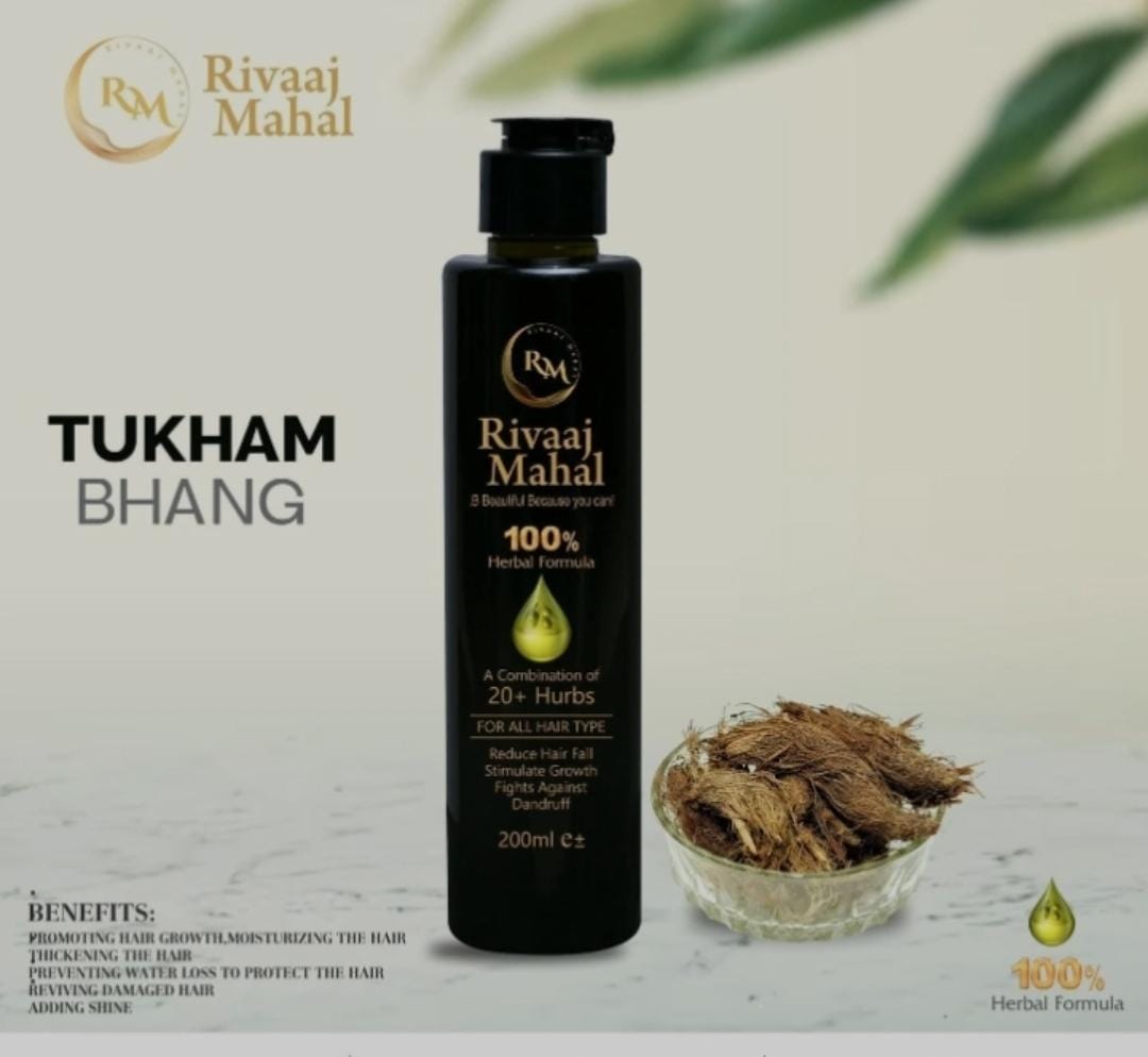 Rivaaj Hair Oil Hair food Organic Hair problem Solution (200ml)