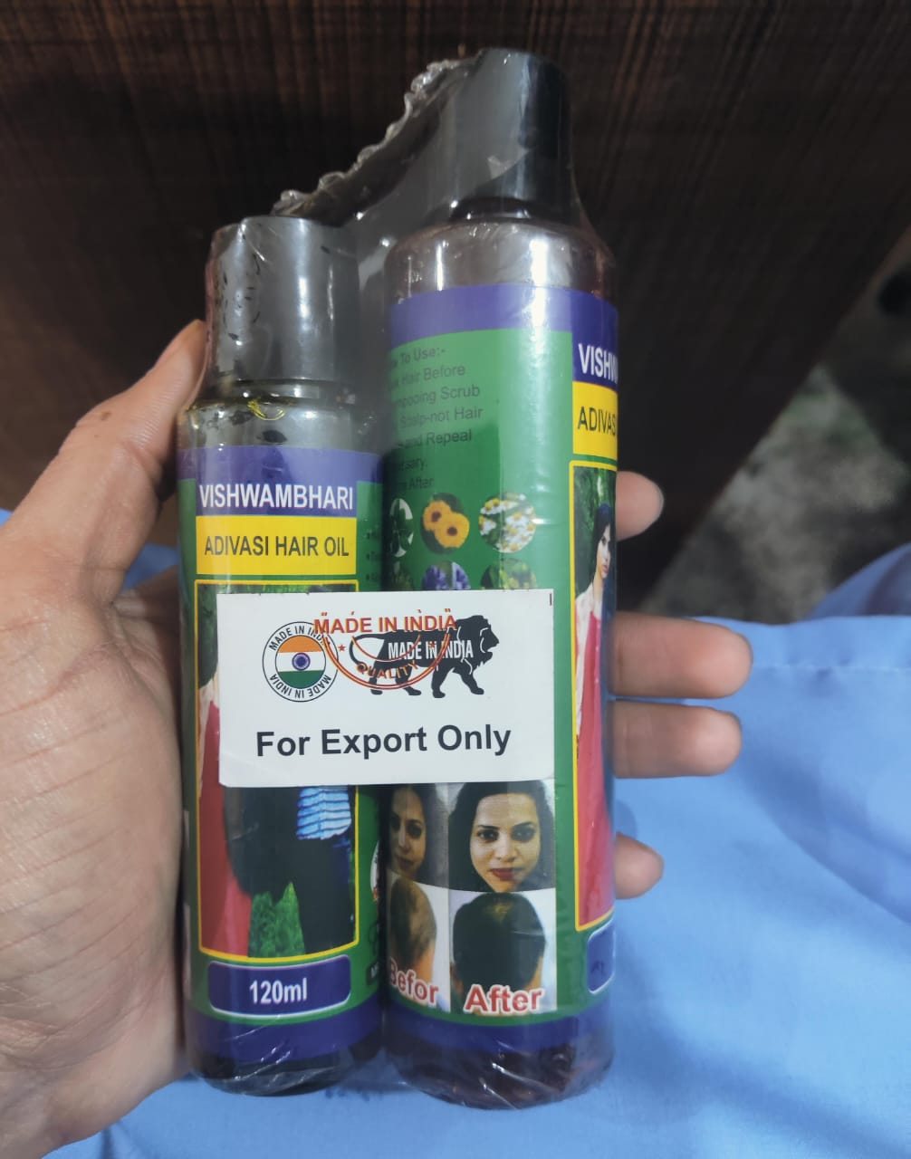 (pack of 2) Adivasi Hair Oil 120 ml + Adivasi Hair shampoo