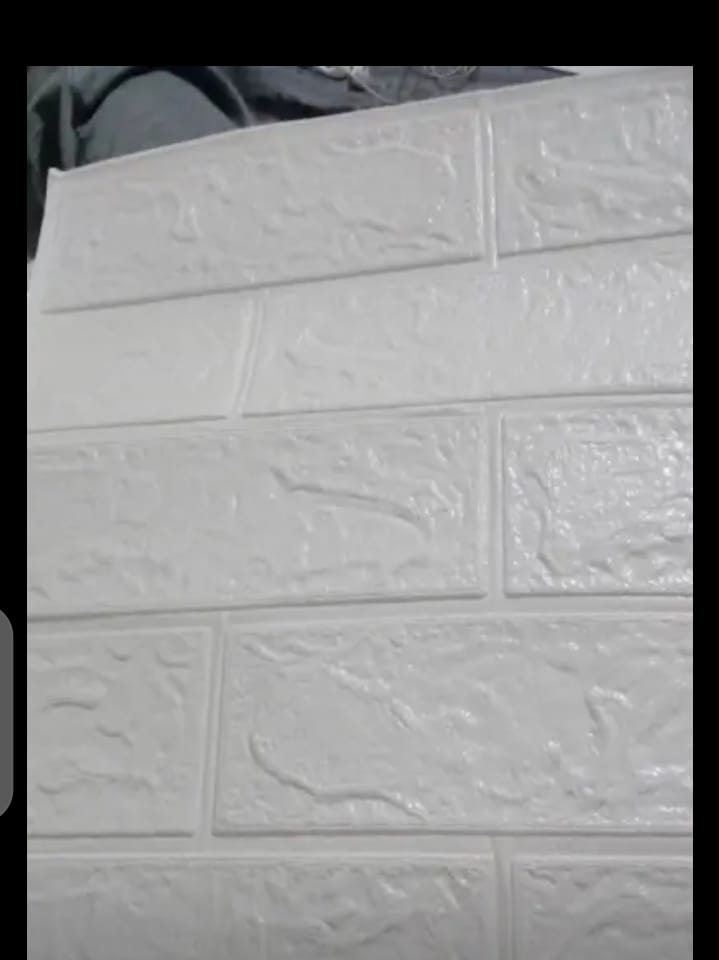 (1piece )3d Wall Stickers Faux Brick White Brick | Bedroom Home Decor