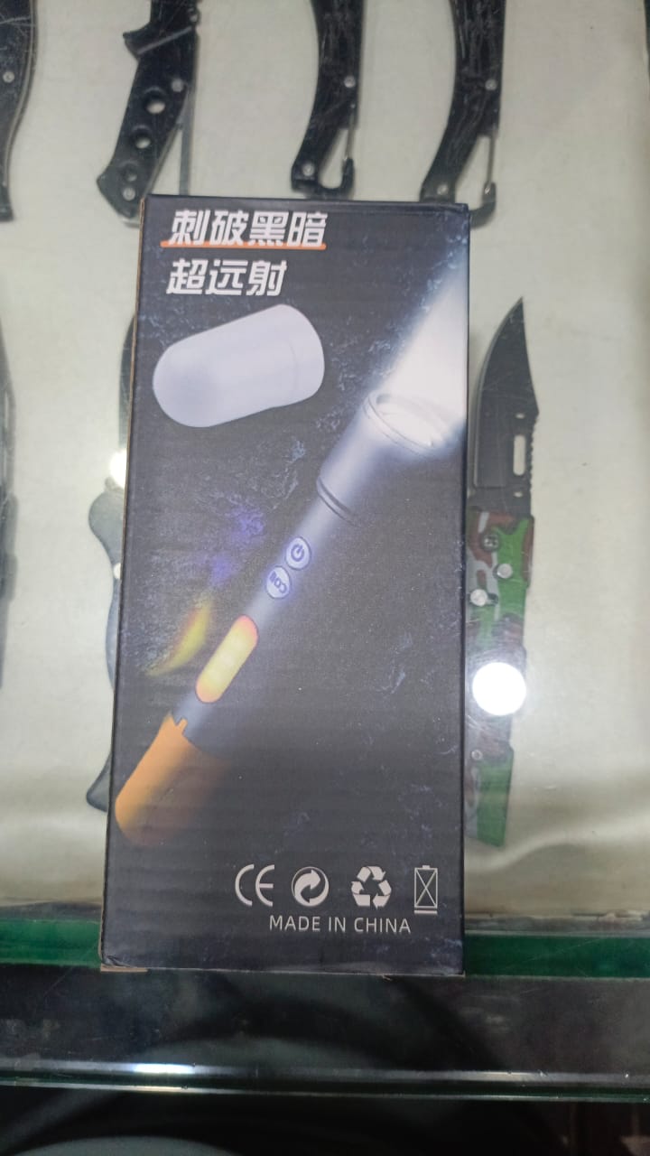 Rechargeable Tactical Flashlight High Lumens, Brightest Flashlights for Emergencies Camping COB Sidelight,