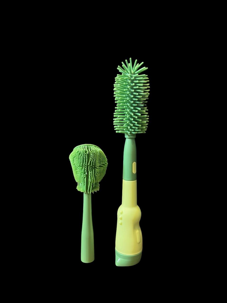 3-in-1 Silicone Baby Bottle Cleaning Brush Set Pacifier, Straw, and Bottle