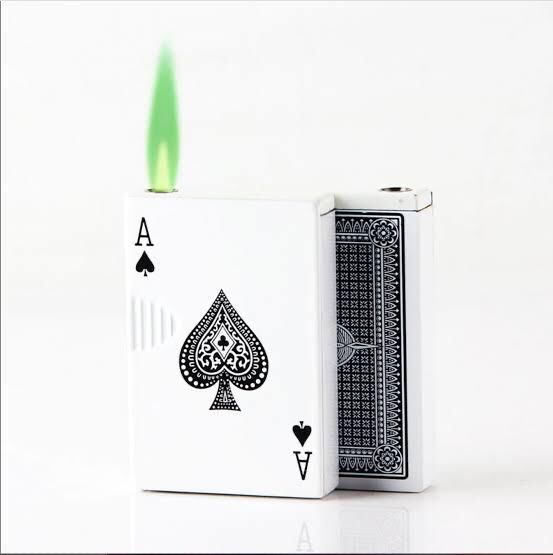 Refillable Fancy Poker Lighter Creative Poker Cool Lighters Refillable Best Gift For