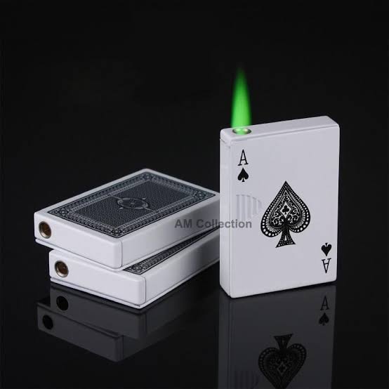 Refillable Fancy Poker Lighter Creative Poker Cool Lighters Refillable Best Gift For