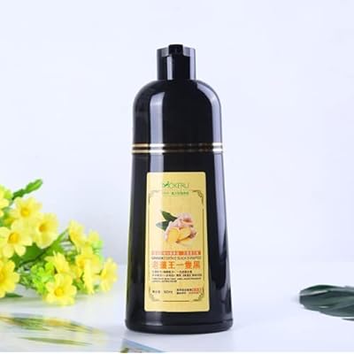 MOKERU Ginger Hair Shampoo for 5-Minute Natural Dye & Healthier, Longer-Lasting Color