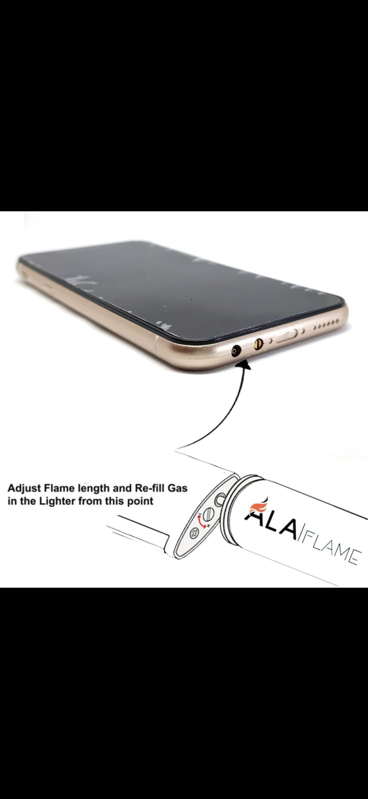 Refillable Fancy Iphone Lighter | Best Quality Iphone Lighter Fancy Lighter (