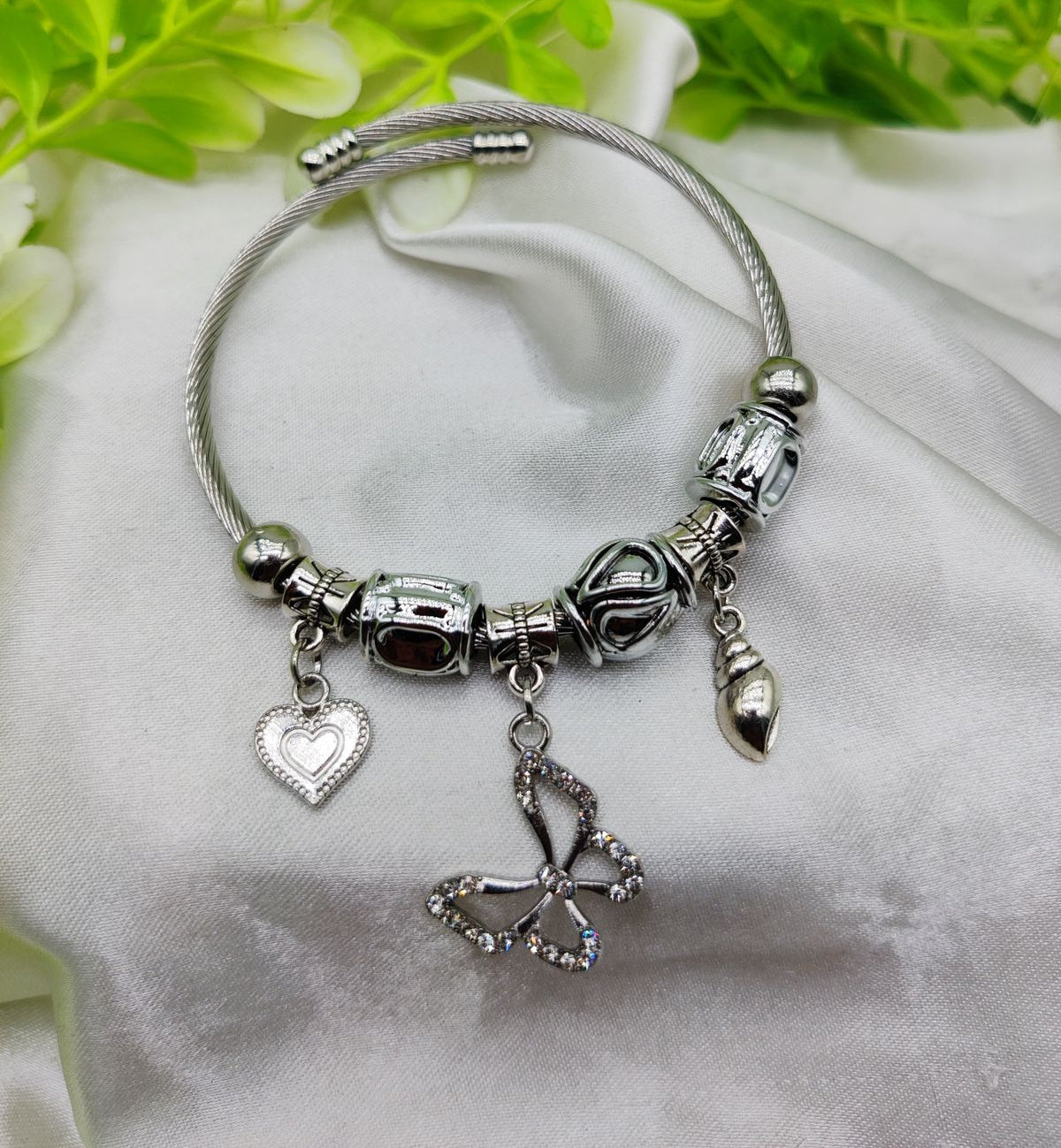 1 Piece Imported Stunning Pandora Butterfly Charm Bracelet | Best Quality Bracelet