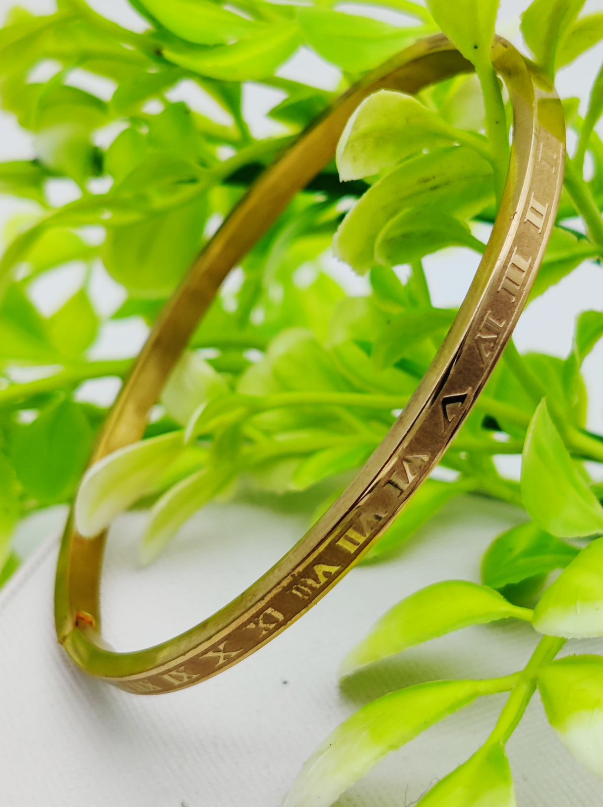 Adjustable Cartier Roman Numeral Adjustable Imported Gold Bracelet | Best Quality Artificial