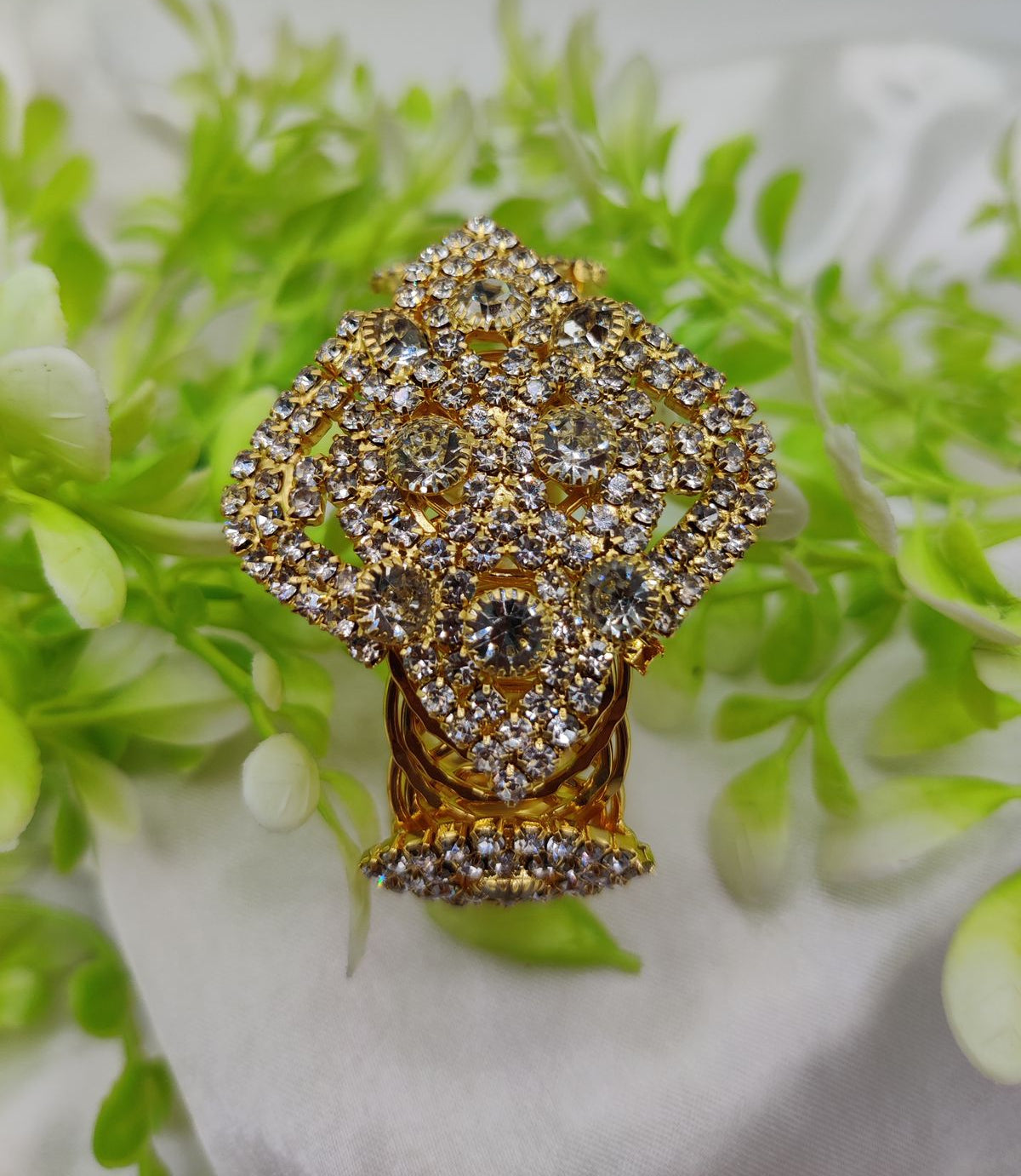 Imported Royal Elegance Sapphire Bracelet Regal Design Golden Bracelet Best