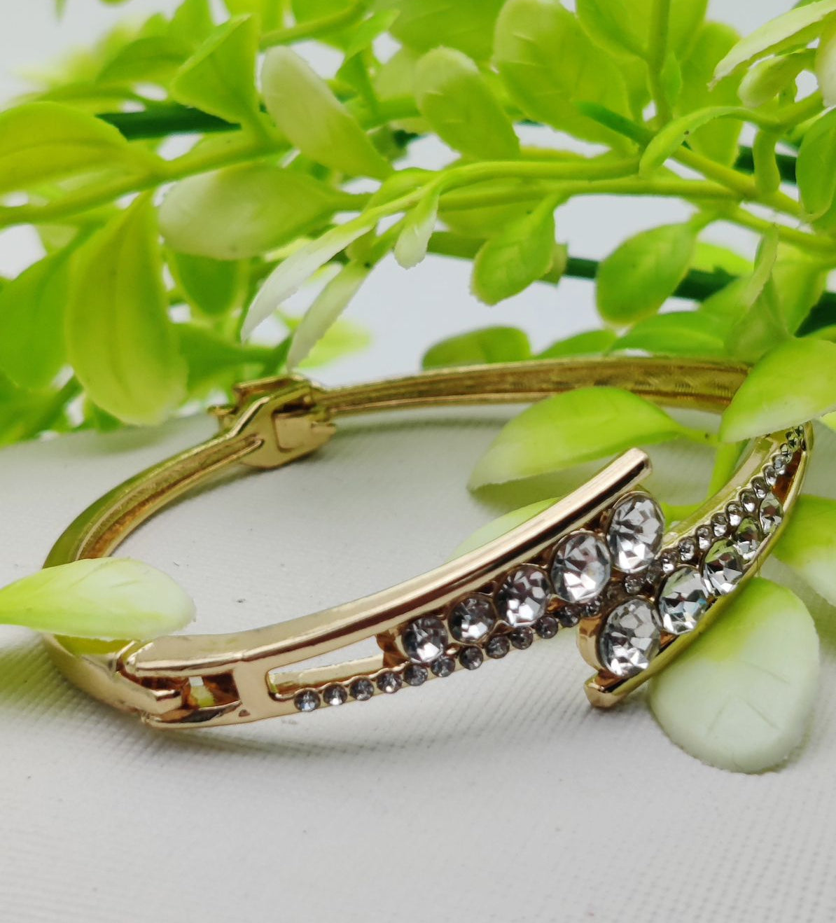 Radiant Elegance Adjustable Crystal Bracelet | Best Quality Artificial Bracelet For