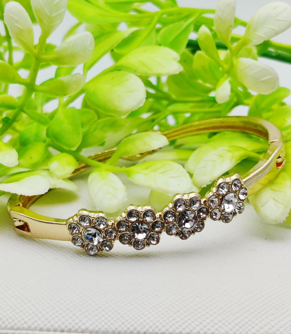 Sparkling Floral Adjustable Bracelet | Best Quality Artificial Bracelet For Girls &