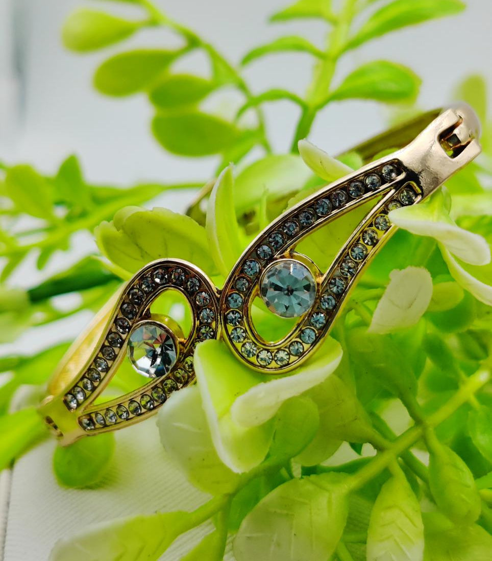 Imported Adjustable Infinity Charm Bracelet with Crystal Accents | Best Quality Artificial