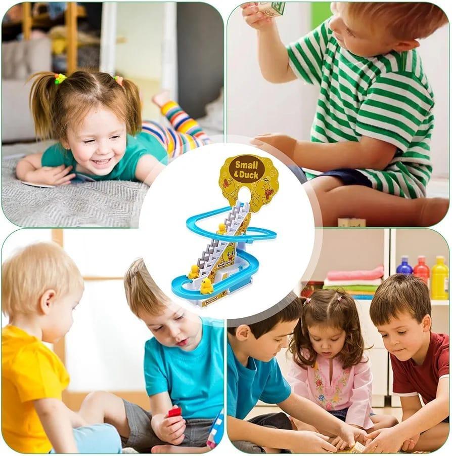 Smart Duck Ladder Climbing race set | Duck Climb Stairs Toy Race