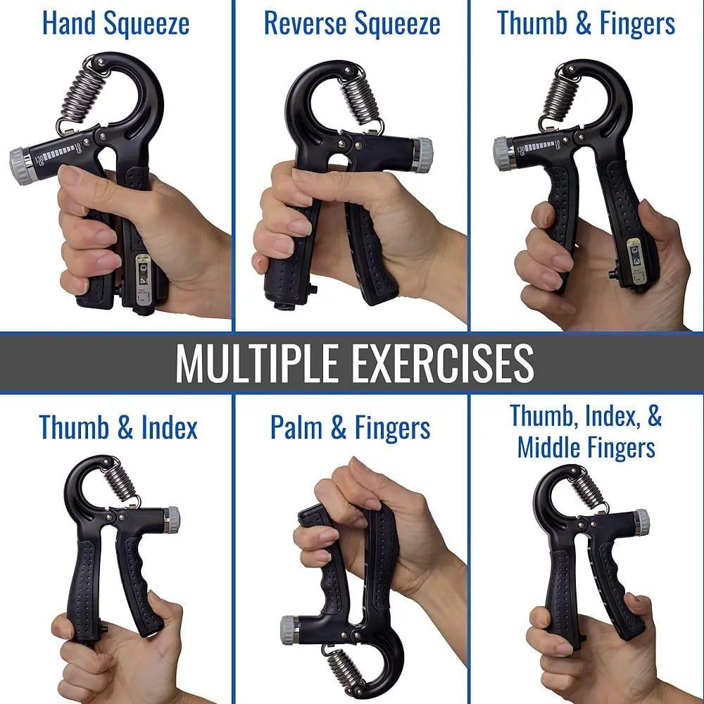 Hand Grip Strengthener Adjustable Resistance Wrist Strengthener Forearm Gripper Hand Workout Strength