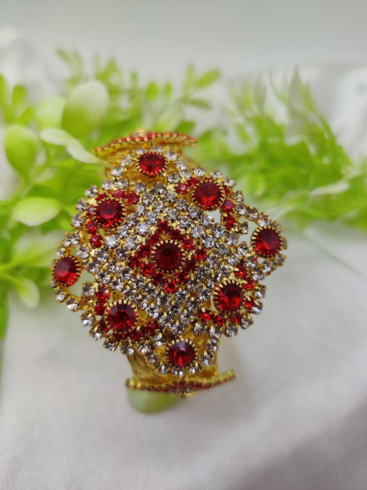 Imported Elegant Crystal Studded Bracelet | Regal Crystal Bracelet | Adjustable Bracelet
