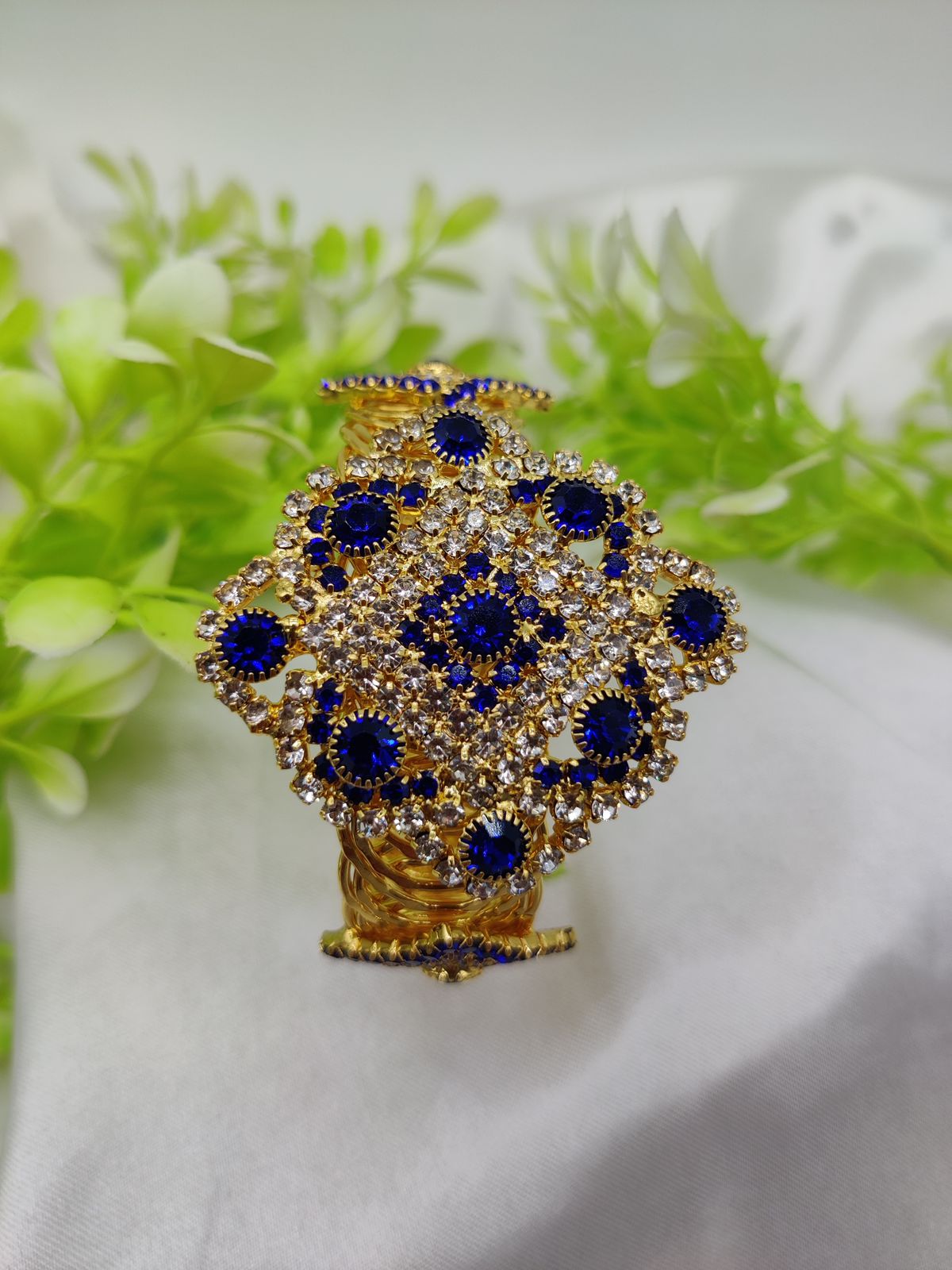Imported Elegant Crystal Studded Bracelet | Regal Crystal Bracelet | Adjustable Bracelet