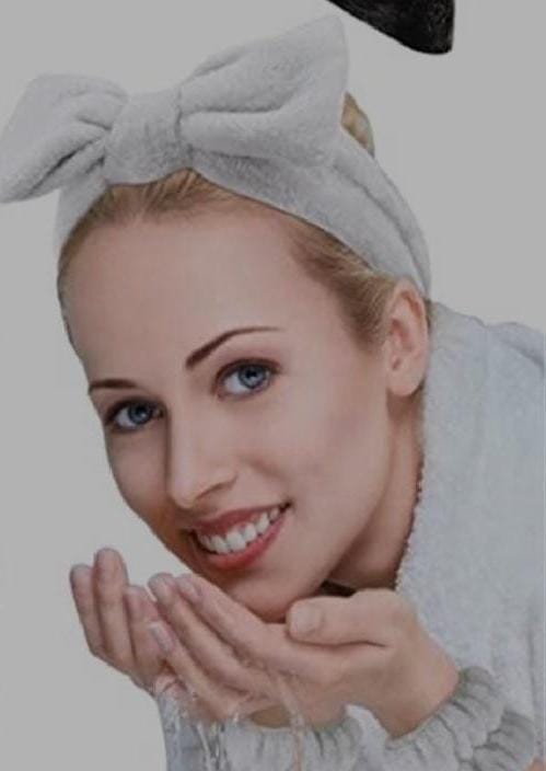 3 Pieces Set Kiss Lovely Wrist Strap - Face Wash Headband and