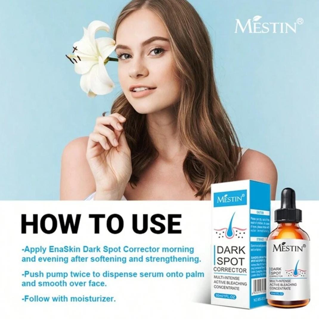 MESTIN Anti-Sun Spot Essence 30ml - Corrects Hyperpigmentation, Fades Dark Spots, Evens