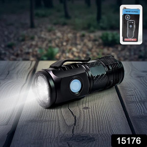 1 Pc Small LED Torch, Rechargeable Torch, 5 Lighting Modes Waterproof Handheld