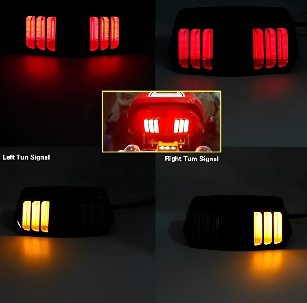 Set of 4 Fancy Indicators for All Bikes + Free Backlight |