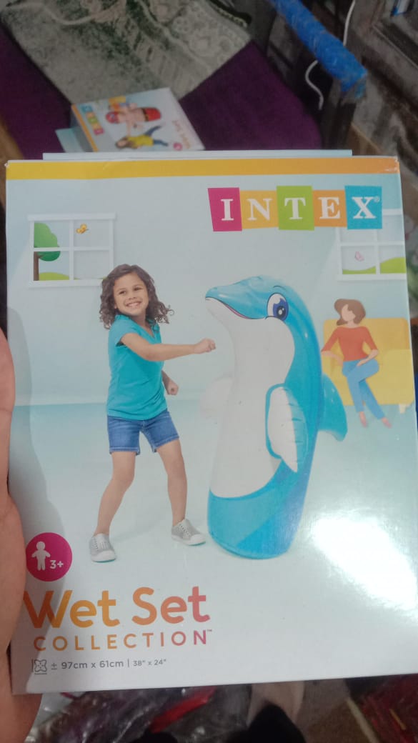 Intex Animal Punching Bag Toy For Kids 3D Bop Bag Boxers Punching