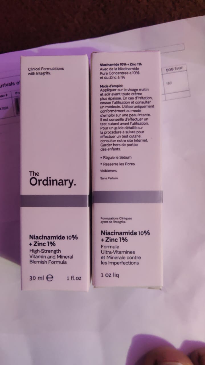 The Ordinary Niacinamide Serum 10% + Zinc 1% Supersize Serum 30ML with