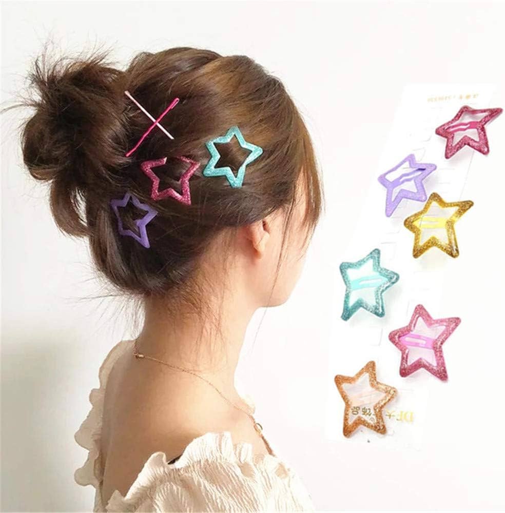 Pack Off 06 Star Design Girl Hair Clip | Hair Clip For