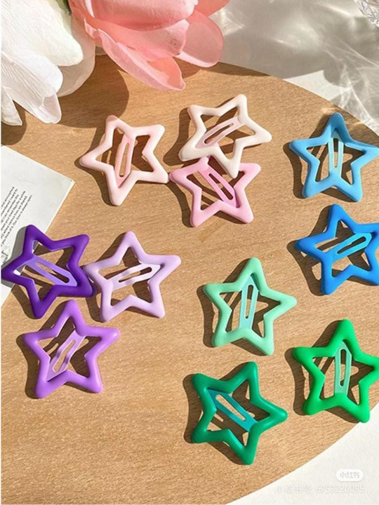Pack Off 06 Star Design Girl Hair Clip | Hair Clip For