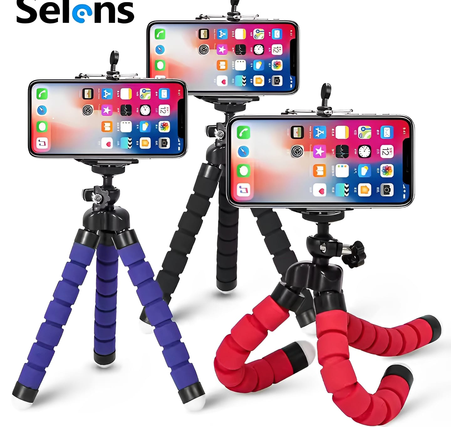 Adjustable Octopus mobile tripod plus holder Mobile Tripod Stand Flexible Tripod Stand
